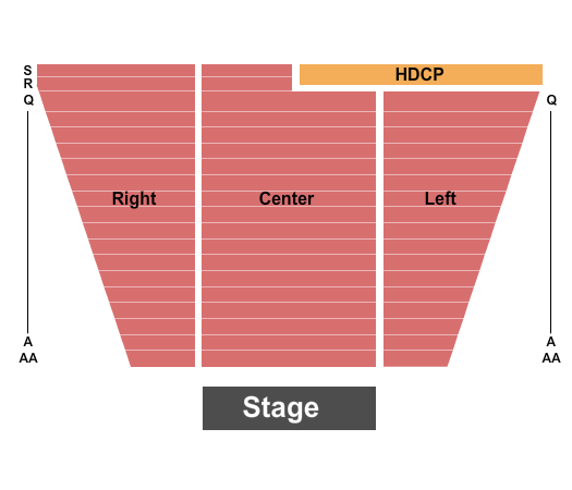 Meadow Brook Theatre Seating Map