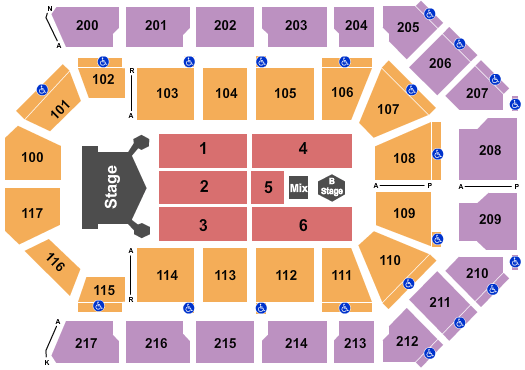 Mechanics Bank Arena Kiss Seating Chart