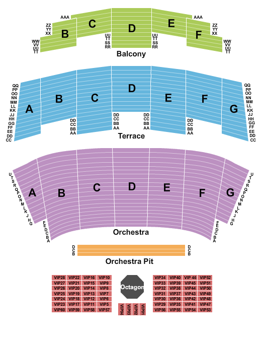 Mechanics Bank Theater MMA Seating Chart