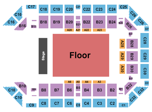 Mediolanum Forum End Stage Seating Chart