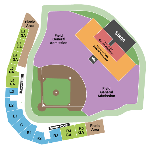 Melaleuca Field Old Dominion Seating Chart