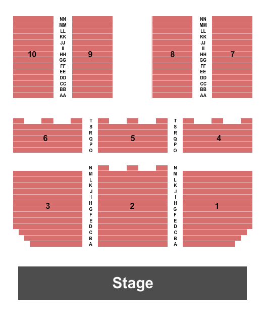 Melbourne Auditorium Next Event Seating Chart