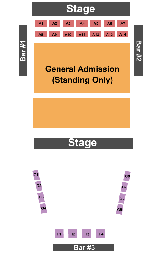 Melrose Ballroom Diogo Nogueira Seating Chart