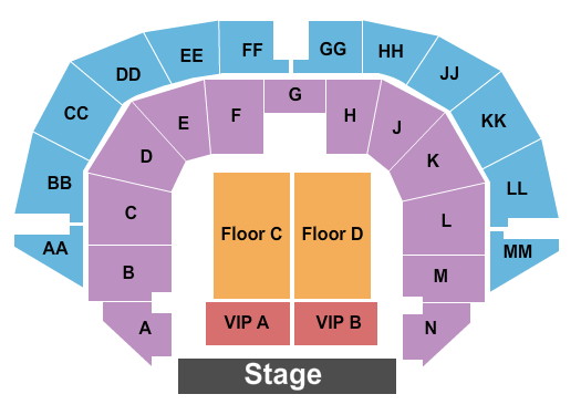 Memorial Hall - KS Endstage 2 Seating Chart