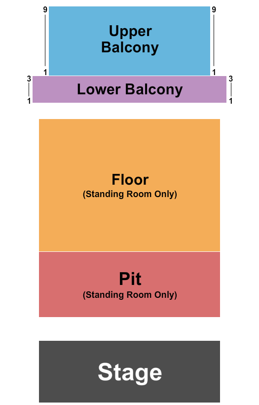 Memorial Hall at Racine Civic Center Endstage Seating Chart