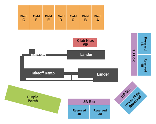 Memorial Stadium - ID Nitro Circus 2 Seating Chart