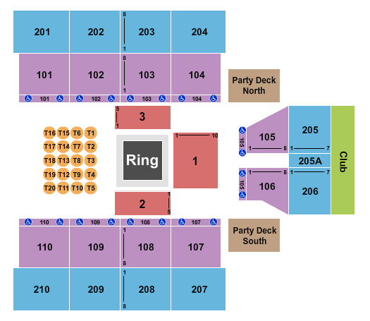 Oshkosh Arena Boxing Seating Chart