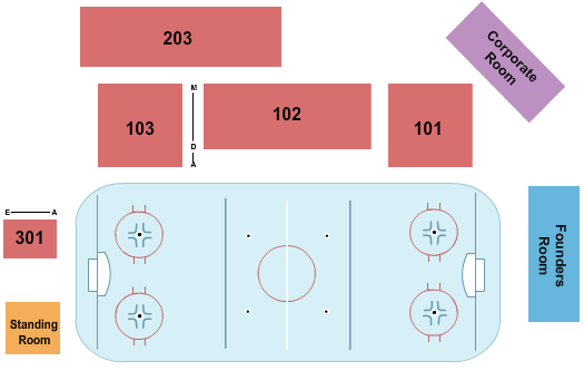 Mentor Civic Ice Arena Hockey Seating Chart