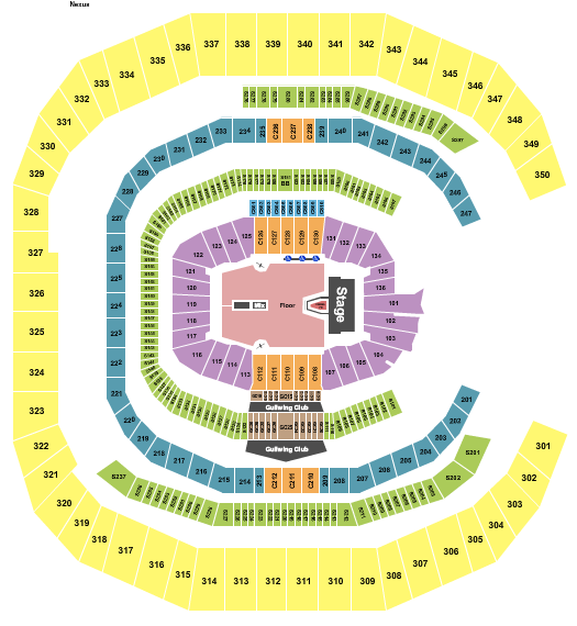 Mercedes-Benz Stadium AT Live 2 Seating Chart