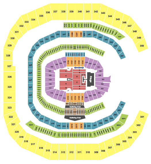 Mercedes-Benz Stadium ATLive Seating Chart