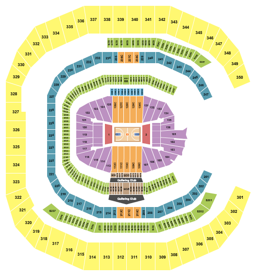 2019 Final Four Seating Chart