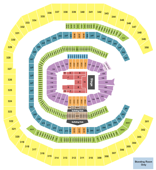 Mercedes-Benz Stadium Chris Stapleton Seating Chart