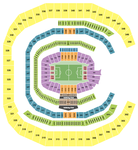 Mercedes-Benz Stadium Club World Cup Seating Chart