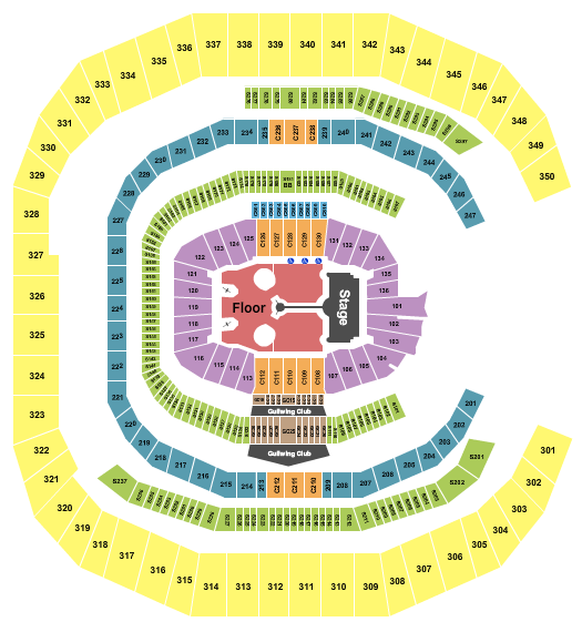 Mercedes-Benz Stadium Coldplay Seating Chart