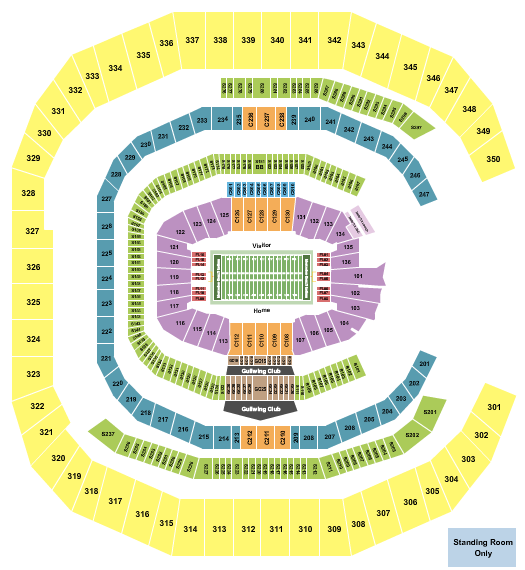 Mercedes-Benz Stadium Football 3 Seating Chart