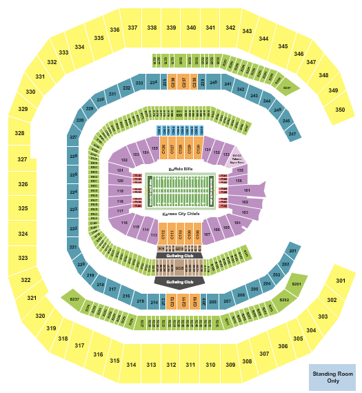 Mercedes-Benz Stadium Football - AFC Champ Seating Chart