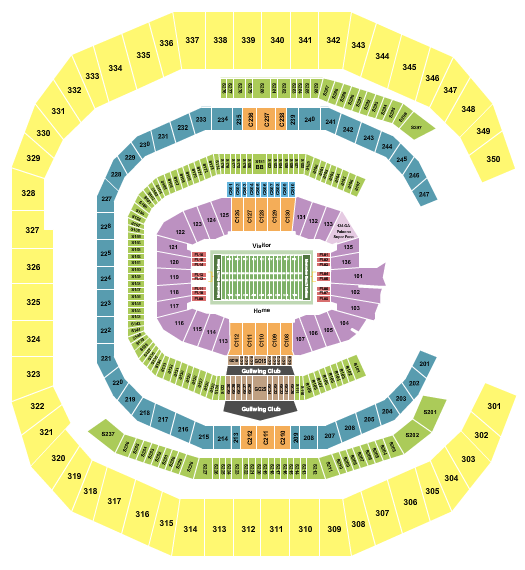 Atlanta Falcons Seating Chart Mercedes Benz Stadium