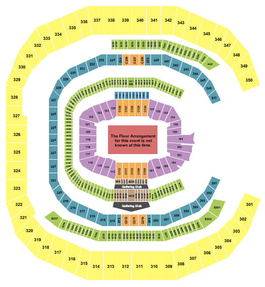 Mercedes-Benz Stadium Generic Floor Seating Chart