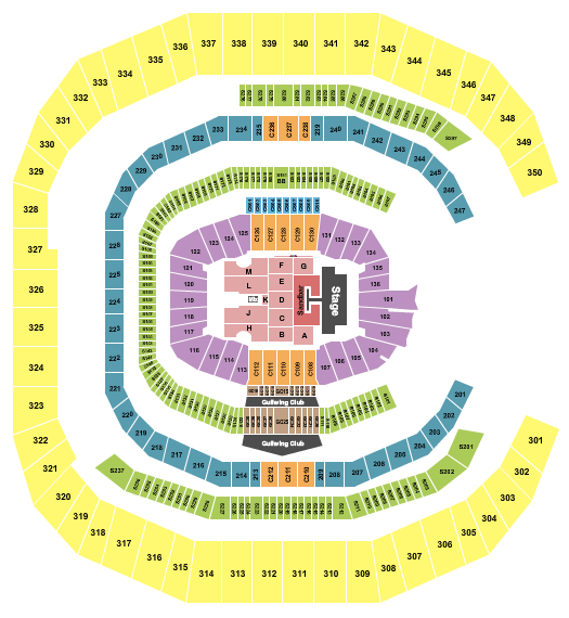 Mercedes-Benz Stadium Kenny Chesney 2023 Seating Chart