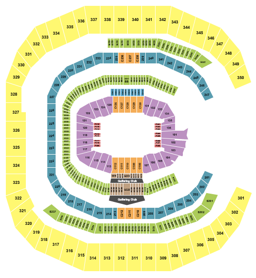 seating chart for Mercedes-Benz Stadium - Open Floor - eventticketscenter.com