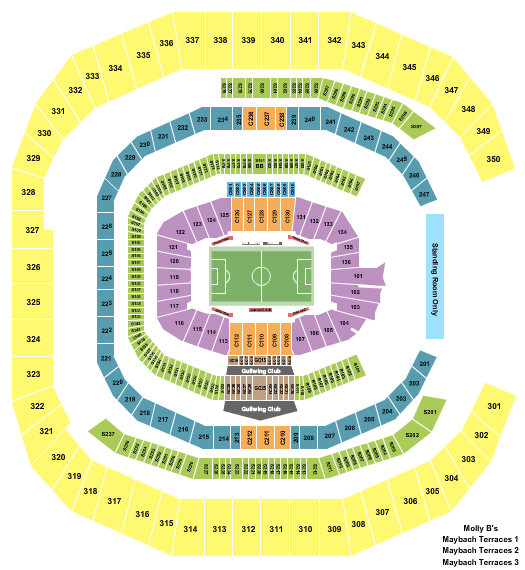 Mercedes-Benz Stadium Soccer - Chelsea FC Seating Chart