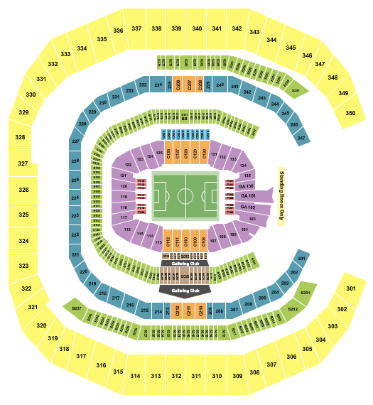 Mercedes-Benz Stadium Soccer 2 Seating Chart