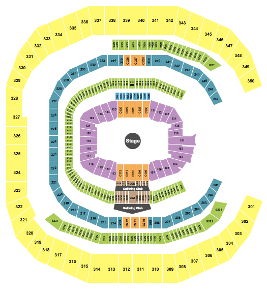 Mercedes-Benz Stadium The Donda Album Seating Chart