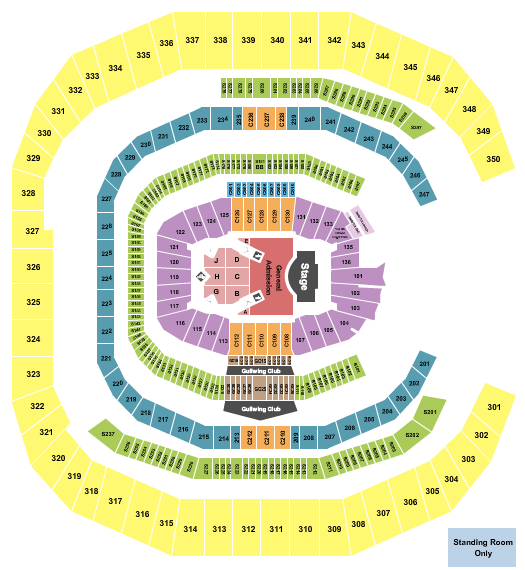 Mercedes-Benz Stadium Zach Bryan Seating Chart