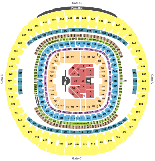 Superdome Seating Chart Monster Jam