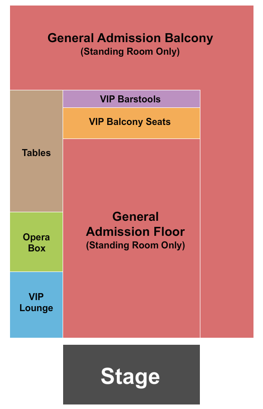 Mercury Ballroom Seating Chart