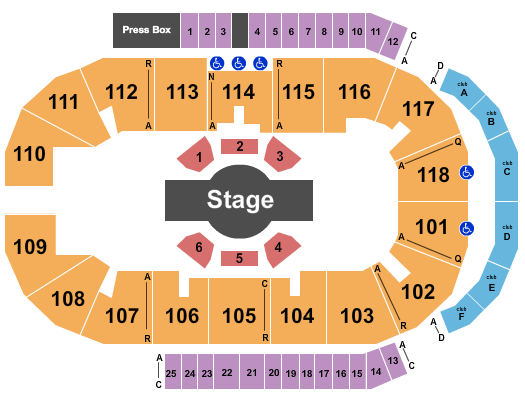 Meridian Centre Cirque - Corteo Seating Chart