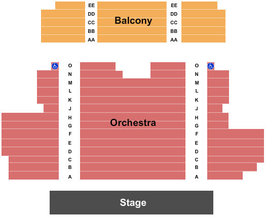 Merkin Concert Hall End Stage Seating Chart