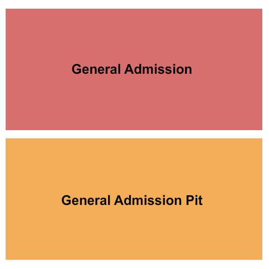 Mesa Amphitheatre GA/Pit Seating Chart