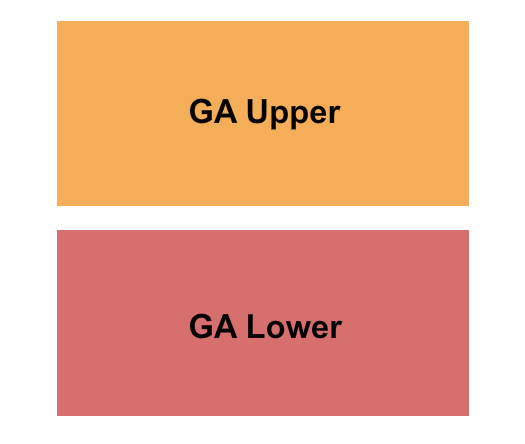 Mesa Amphitheatre GA Upper & Lower Seating Chart