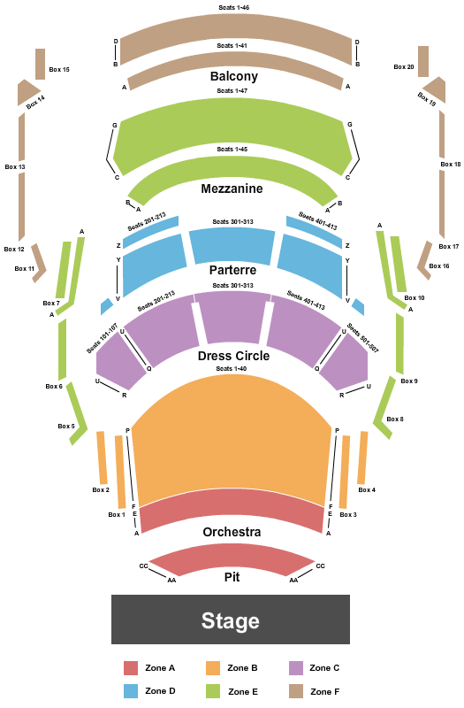 Apache Junction Performing Arts Center Seating Chart