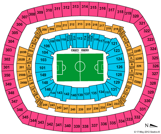 MetLife Stadium Soccer - Brazil VS Argentina Seating Chart