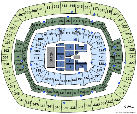 MetLife Stadium Hot 97 Seating Chart