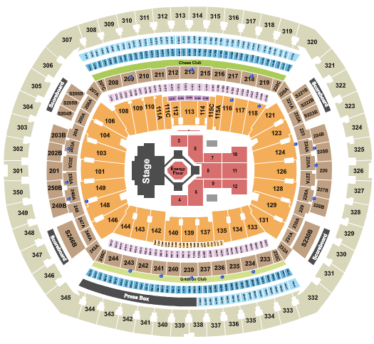 Kendrick Lamar MetLife Stadium Seating Chart