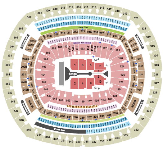 MetLife Stadium The Weeknd Seating Chart