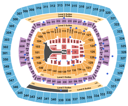 MetLife Stadium Wrestlemania Seating Chart