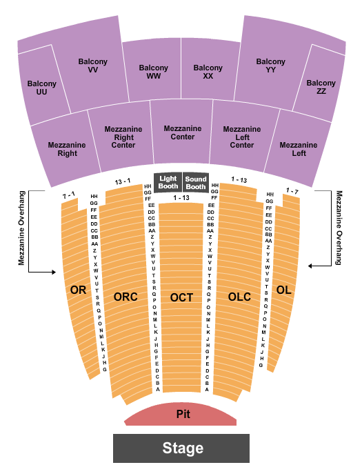 Keller Auditorium Seating Chart