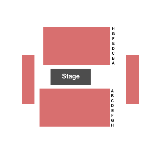 Young Centre for the Performing Arts - Michael Young Theatre End Stage 2 Seating Chart