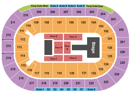 Michelob ULTRA Arena At Mandalay Bay J Balvin 1 Seating Chart