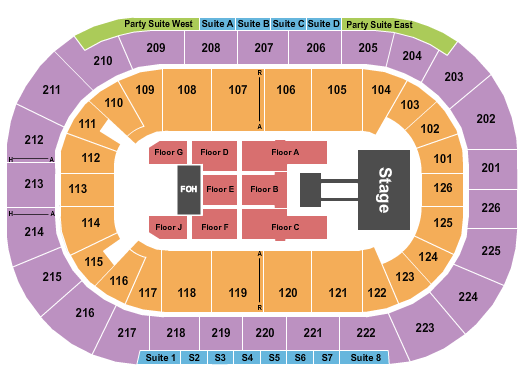 Michelob ULTRA Arena At Mandalay Bay Le Sserafim Seating Chart