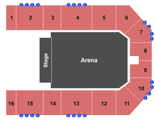 Michiana Event Center Half House Seating Chart