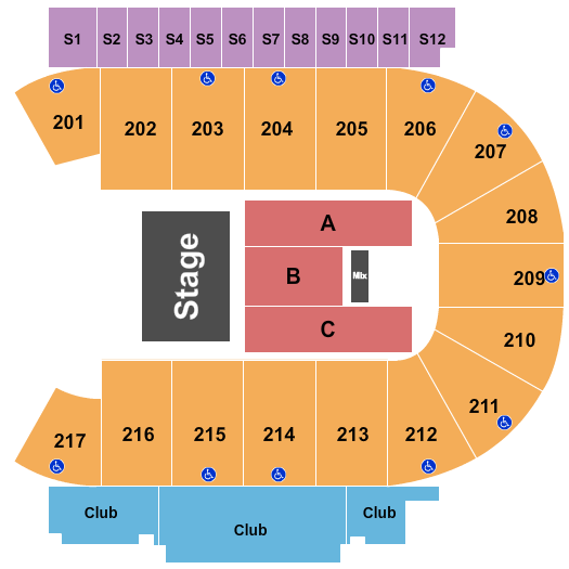 Mid-America Center Seating Chart