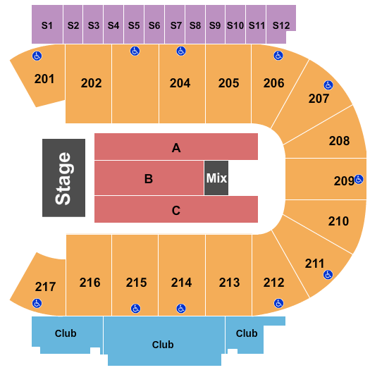 Mid America Center Seating Chart Council Bluffs