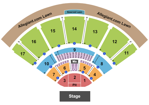 MidFlorida Credit Union Amphitheatre At The Florida State Fairgrounds Alice In Chains Seating Chart