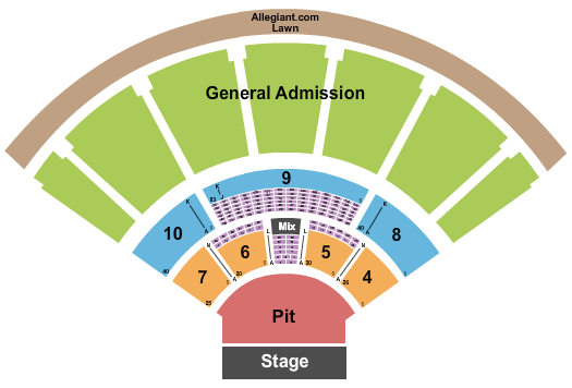 MidFlorida Credit Union Amphitheatre At The Florida State Fairgrounds Next Big Thing Seating Chart