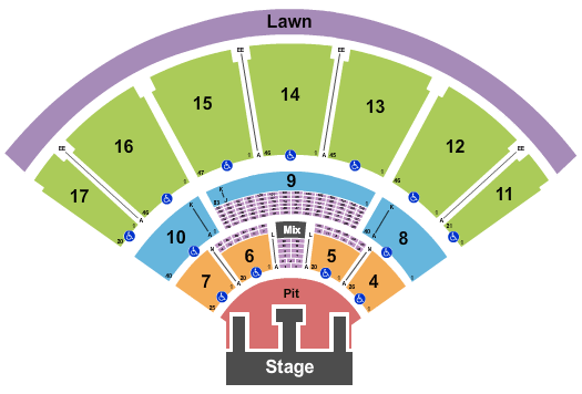 MidFlorida Credit Union Amphitheatre At The Florida State Fairgrounds The Lumineers Seating Chart